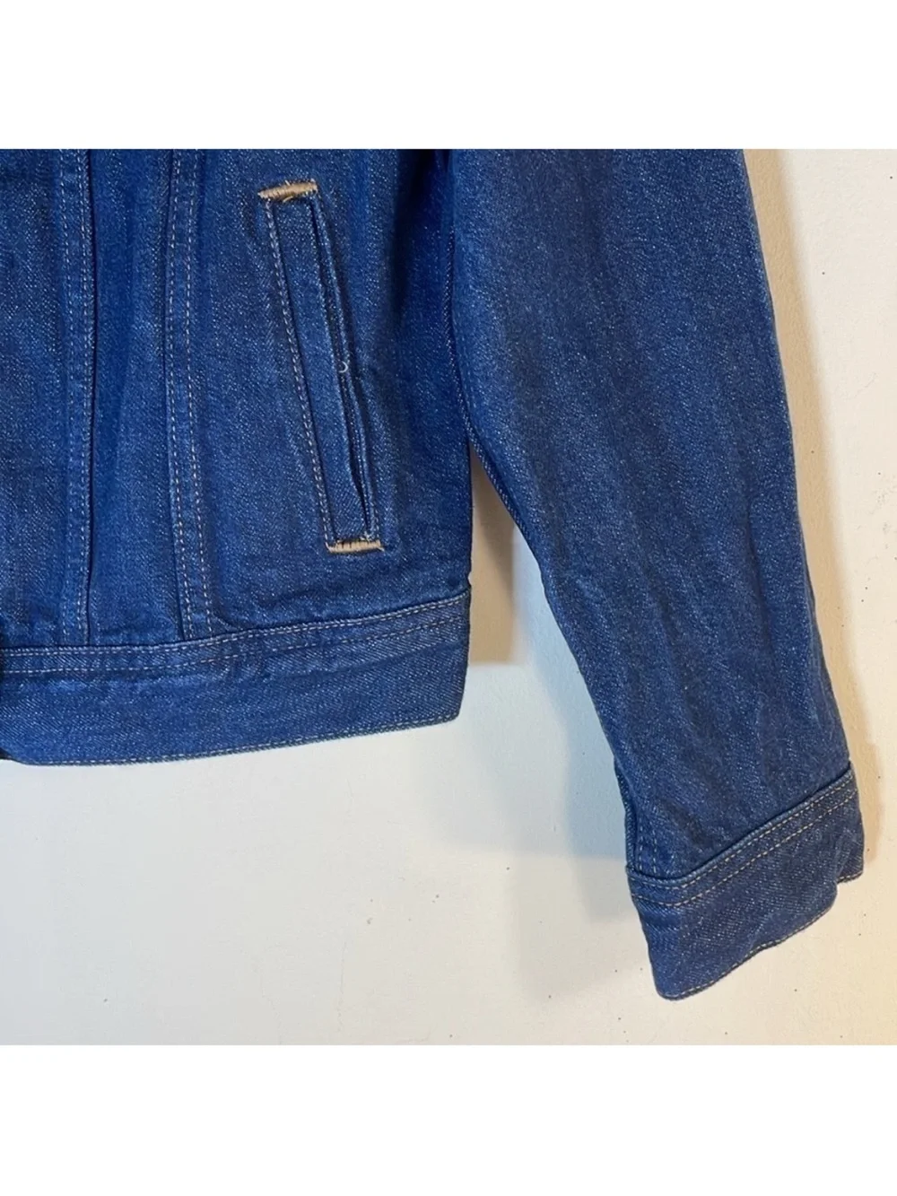 J. Crew Denim Trucker Jacket. Small.